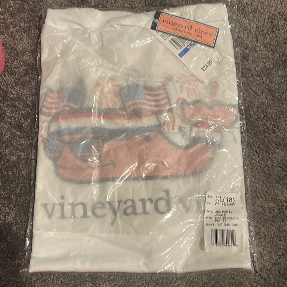NWT Boys XL T-shirt USA Party